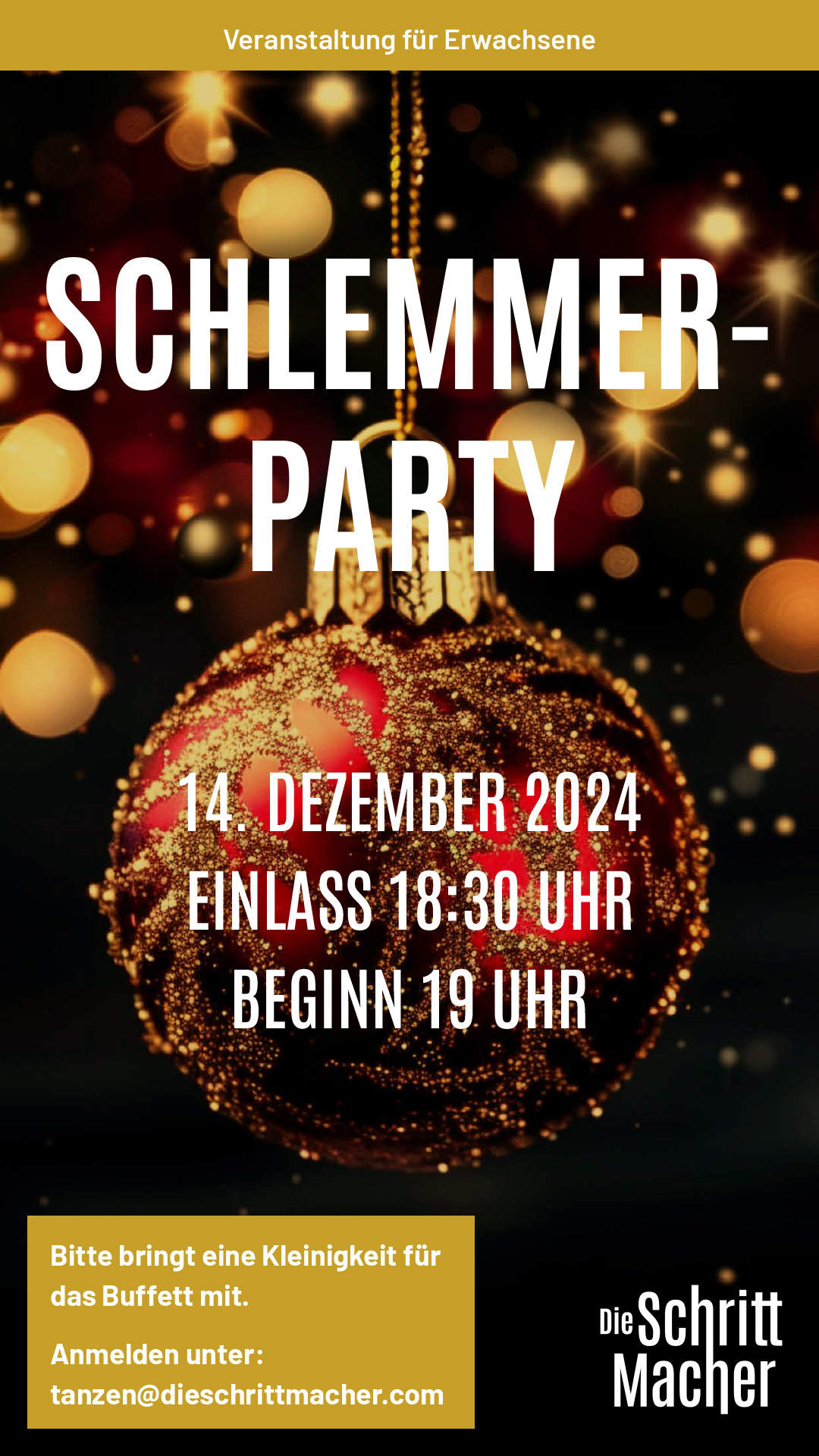 Schlemmerparty am 14. Dezember 2024